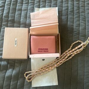 104 All Inclusive MINI Matelasse Miu Miu Wallet